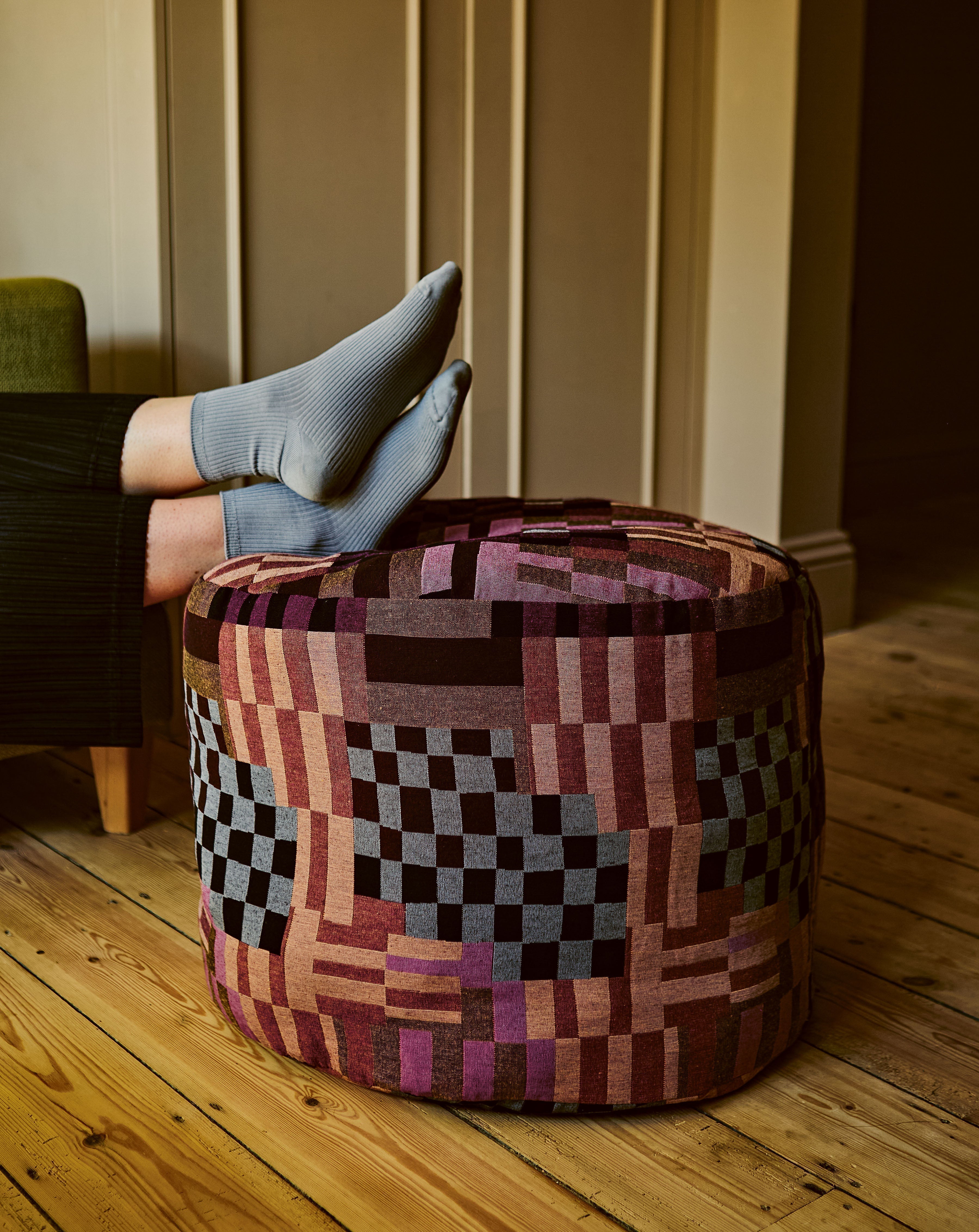 Pouf From The Handmade Home by Arounna Khounnoraj – Core Fabrics