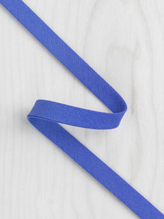 Double-Fold Cotton Poplin Bias Tape - 13 mm (1/2") wide - Cerulean Blue