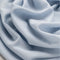 Tissu fin de rouleau polyester viscose aérien - bleu glacier