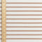 Breton Stripe Organic Cotton Jersey Knit - Cream + Beige - Swatch