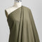 Sergé classique en coton non extensible - Olive