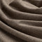 Tissu tailleur légèrement extensible en mélange de coton fin de rouleau - Taupe + Chocolat