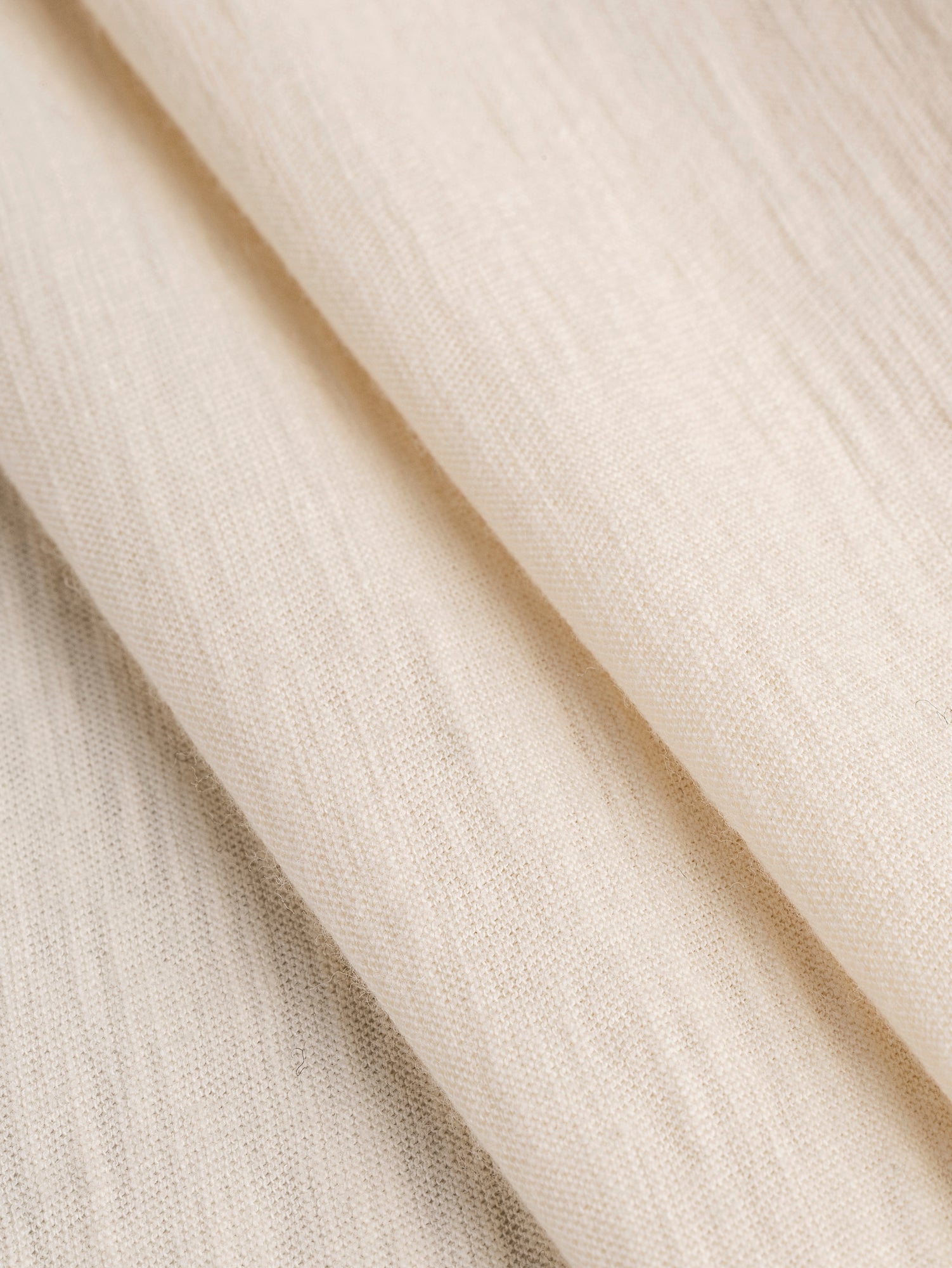 Cotton Silk Jersey Knit Deadstock - Cream | Core Fabrics