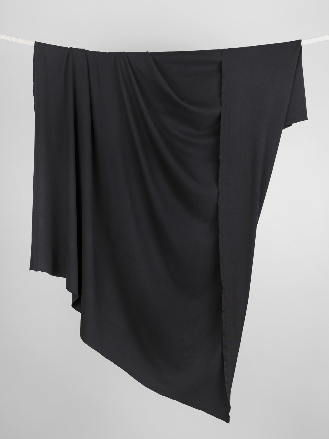 Luxe Organic Cotton Jersey Knit - Black | Core Fabrics