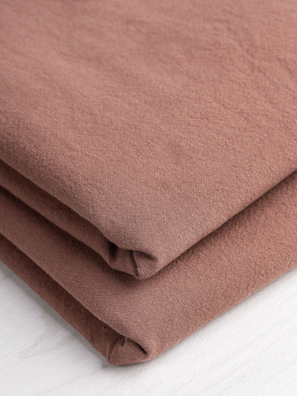 Tumbled Non-Stretch Cotton - Antique Rose | Core Fabrics