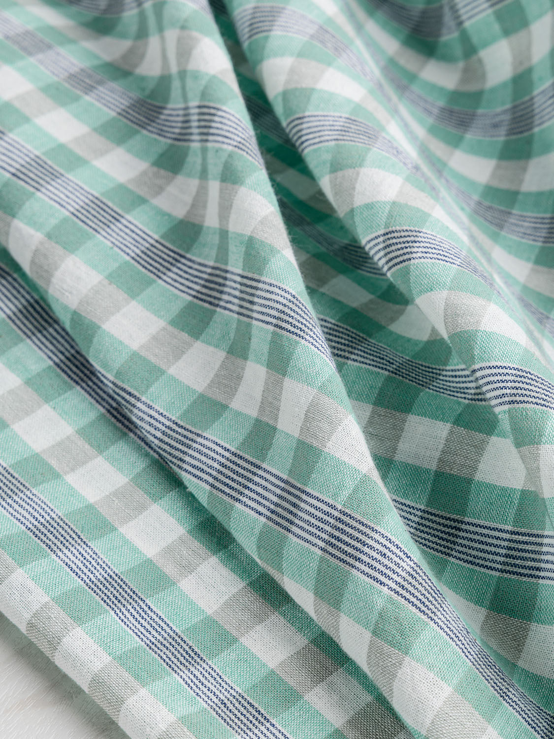 Cotton Blend Rayon Plaid Fabric / Check fabric / tartan check, GSM