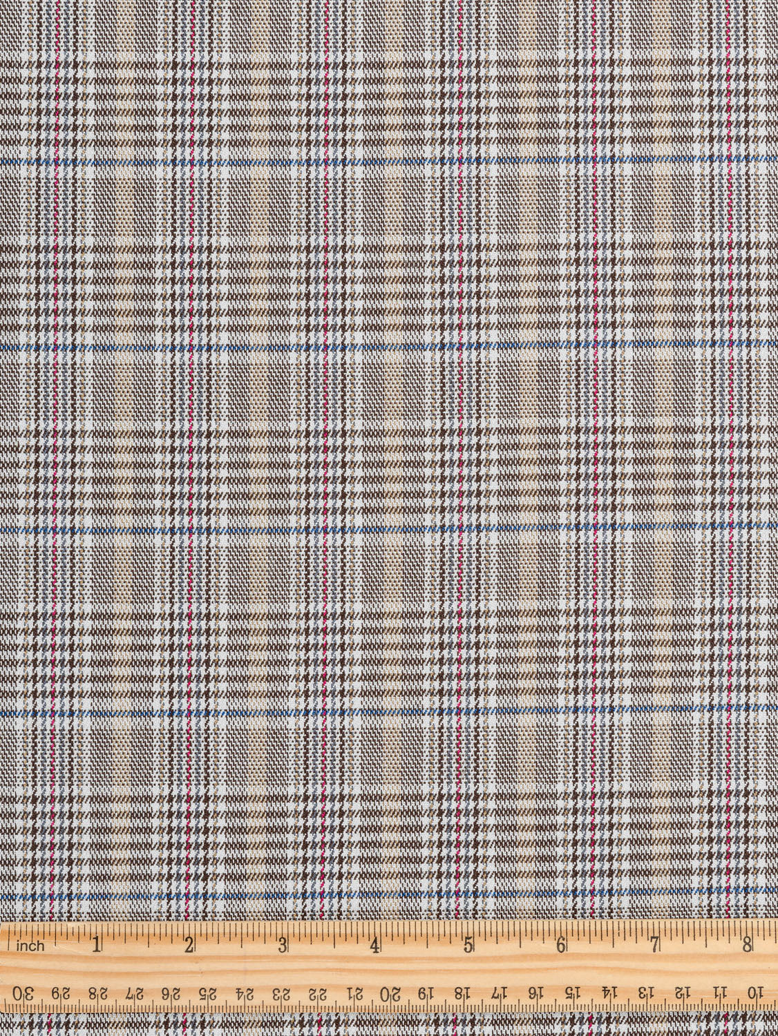 F-COT231-Glen-Check-Suiting-Deadstock-Beige-Umber-Navy-and-Crimson-Core-Fabrics-ruler_955cd246-5201-4bff-b307-02868bad51c3.jpg