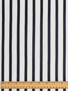 Breton Stripe Organic Cotton Jersey Knit - Cream + Black | Core Fabrics