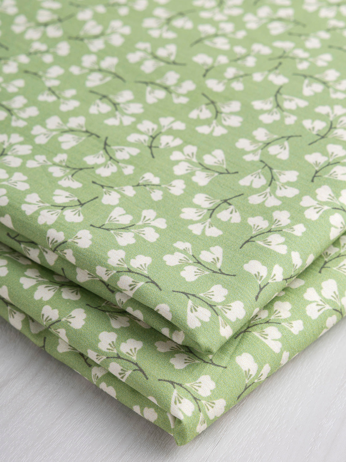 Mint Green Cotton Fabric 