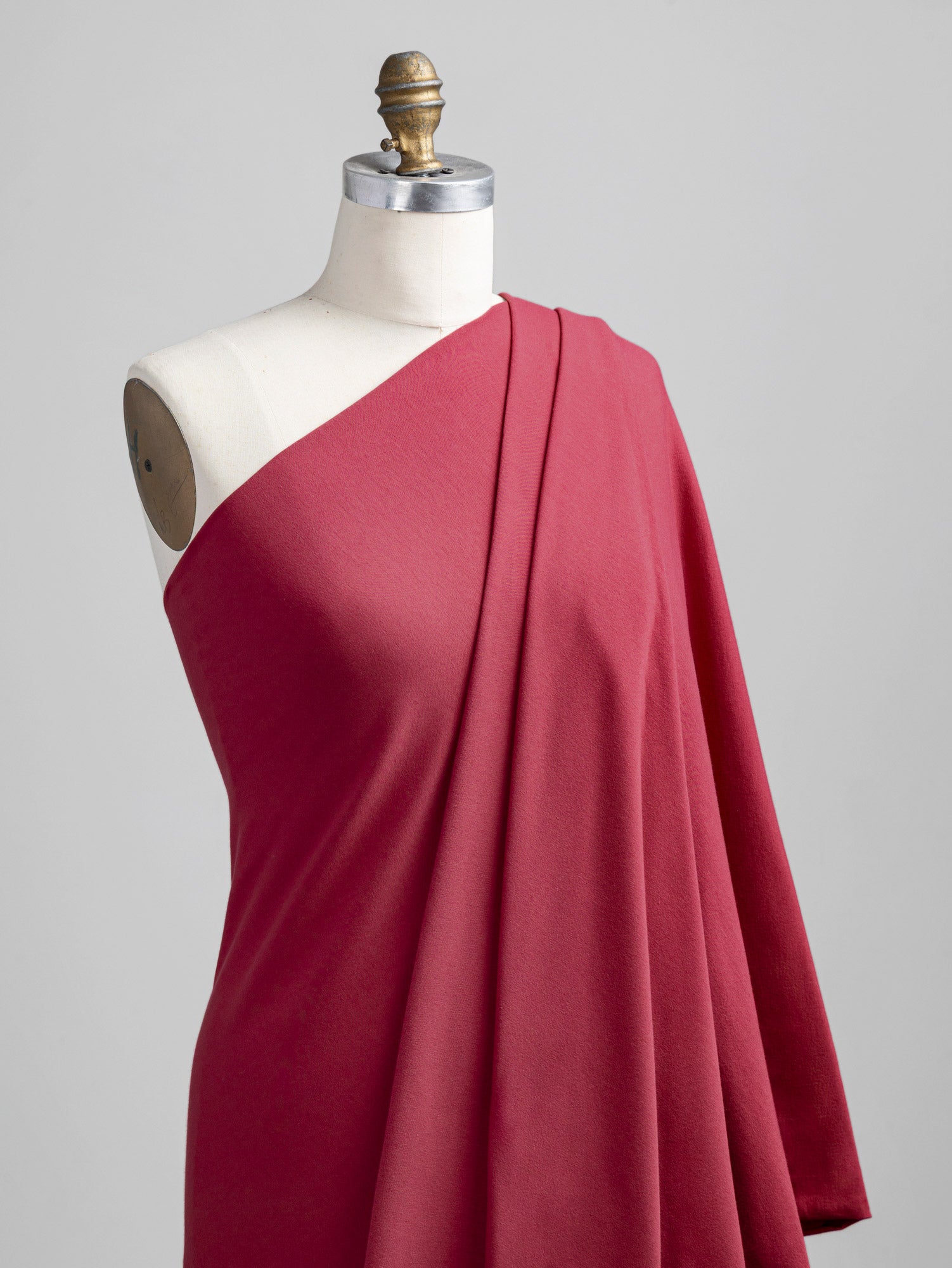 F-COT409-007 - Organic Cotton Spandex Jersey - Red Earth - Core Fabrics- draped.JPG