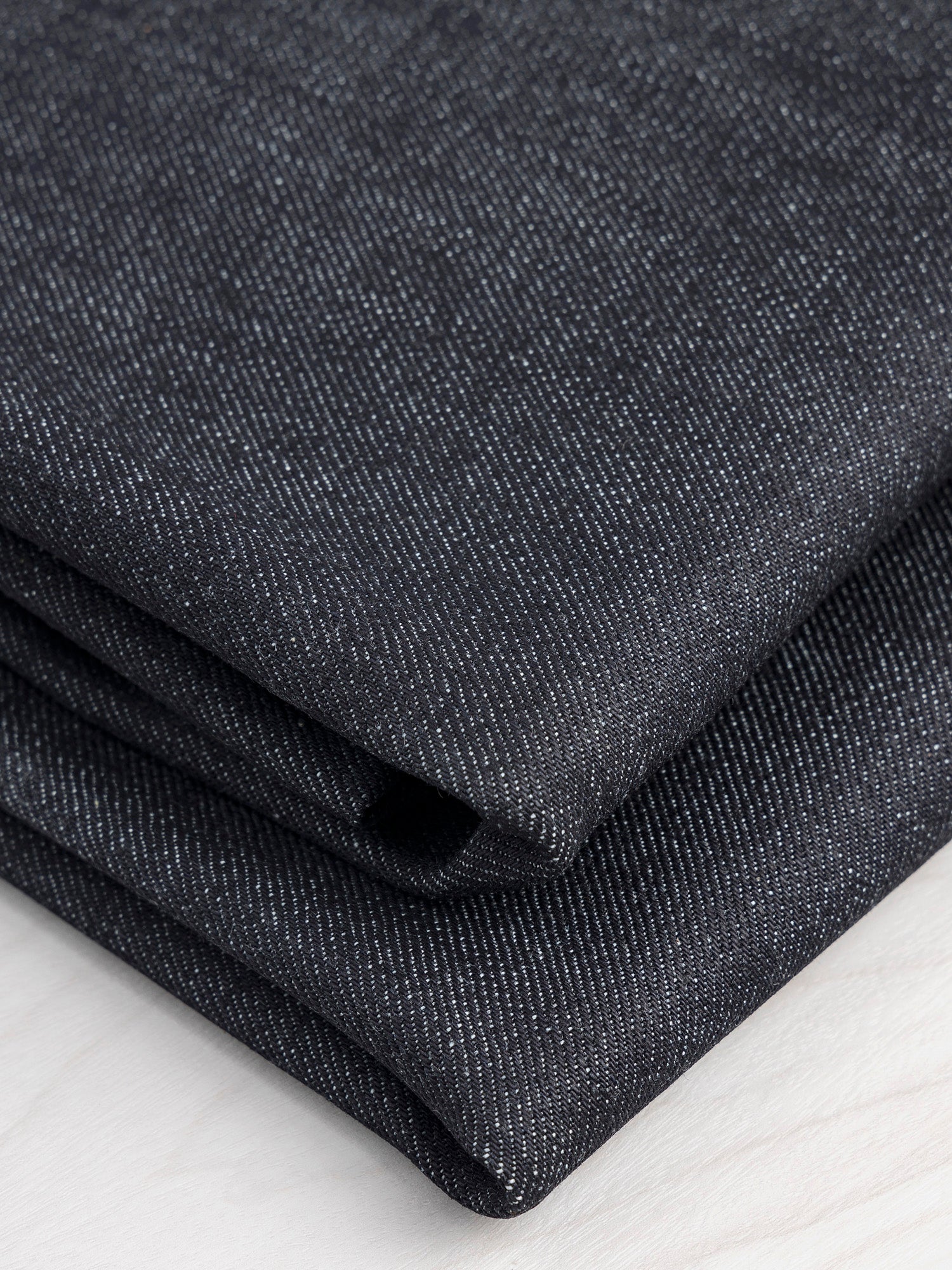 14 oz Japanese Selvedge Non-Stretch Denim Deadstock - Indigo | Core Fabrics