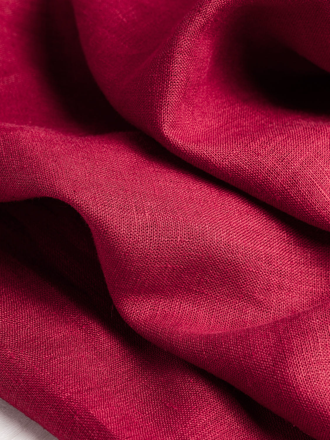 Midweight Linen - Red | Core Fabrics
