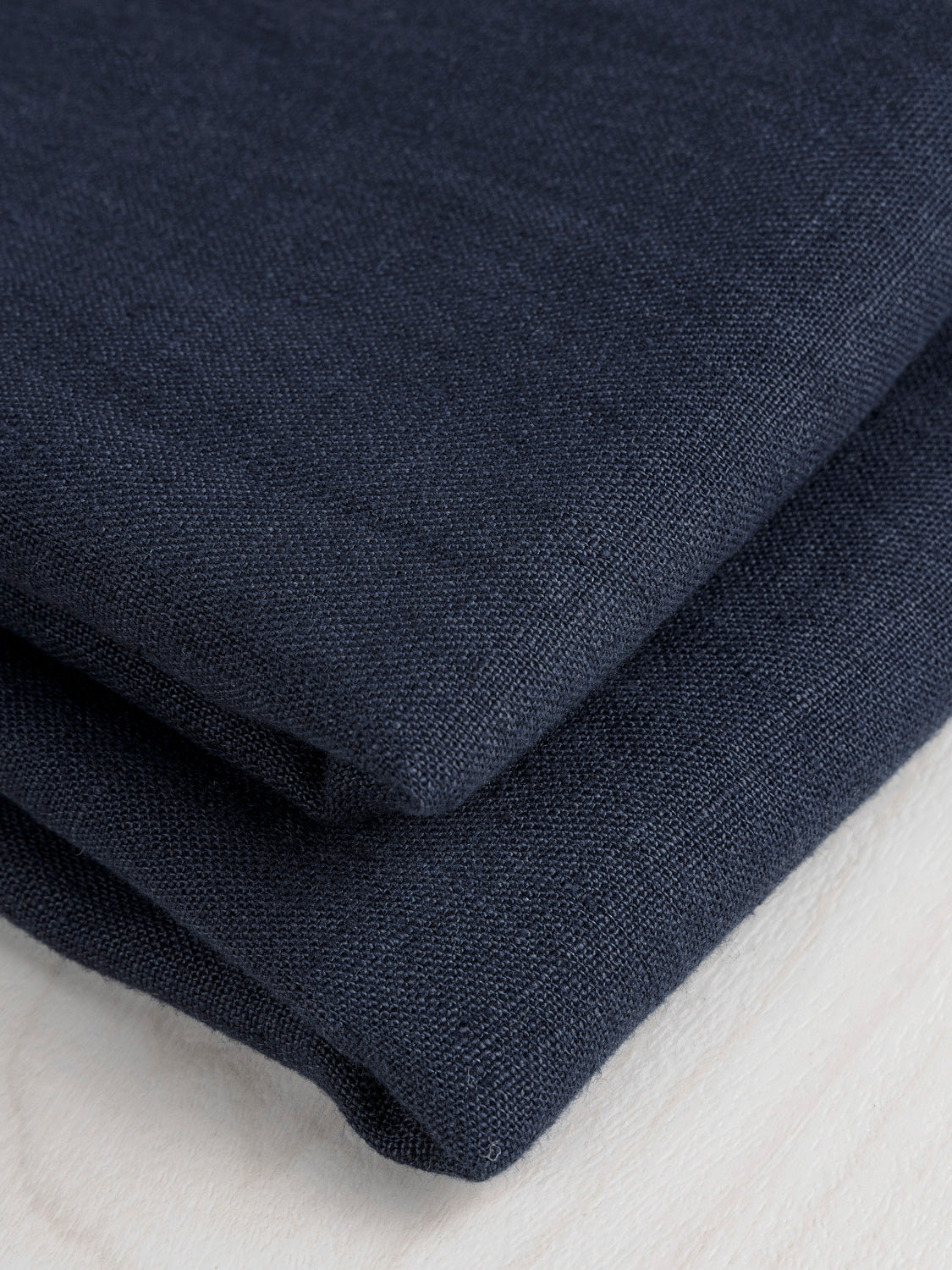 Midweight European Linen - Navy | Core Fabrics
