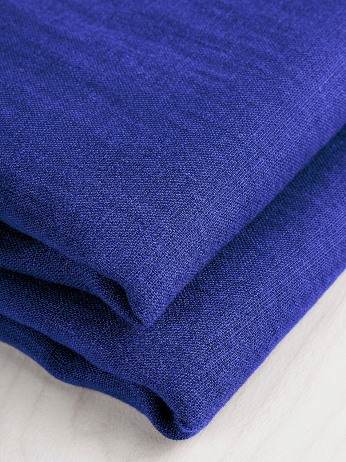 Midweight European Linen - Cobalt Blue | Core Fabrics