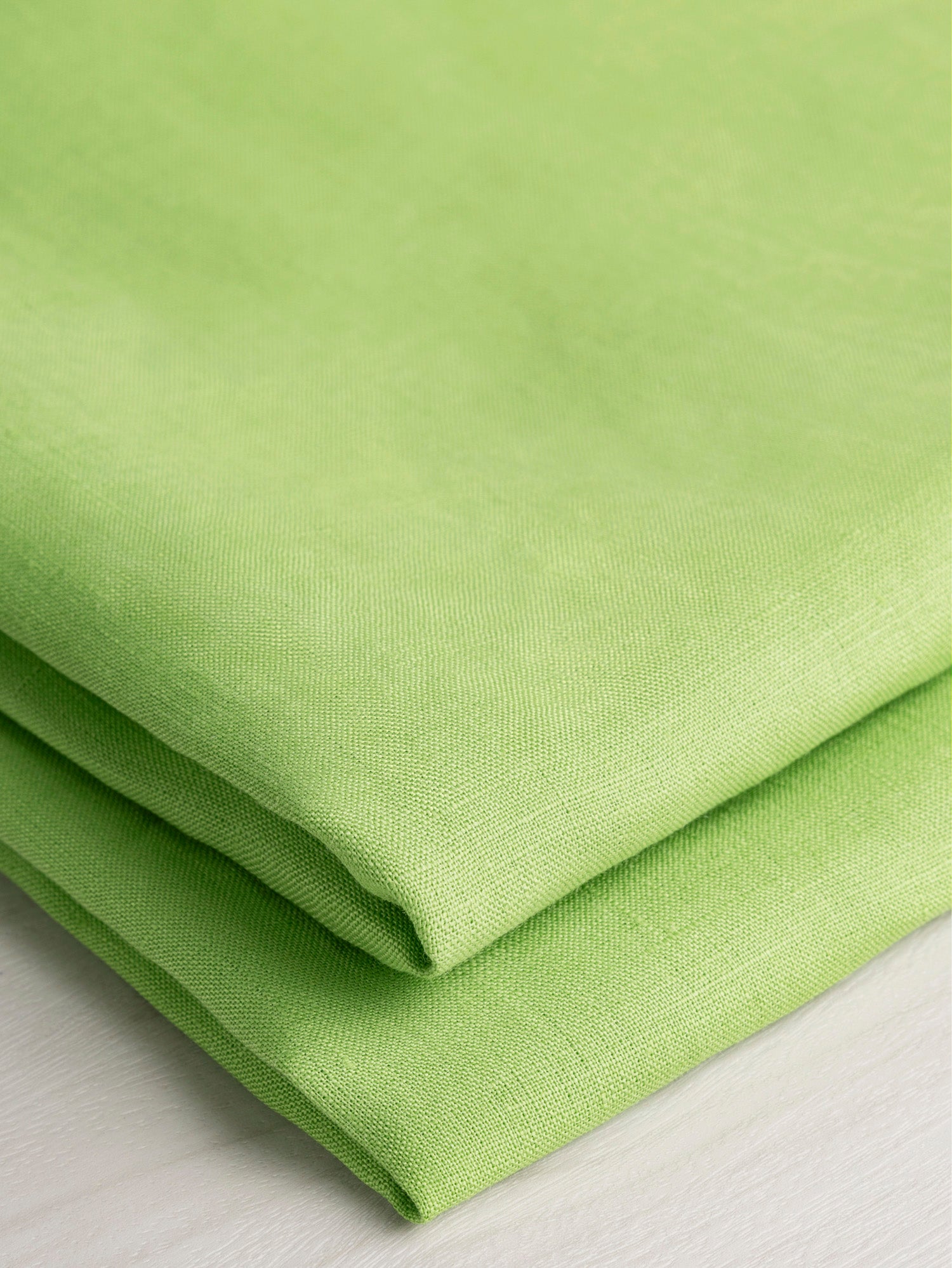 Lightweight European Linen - Granny Smith | Core Fabrics