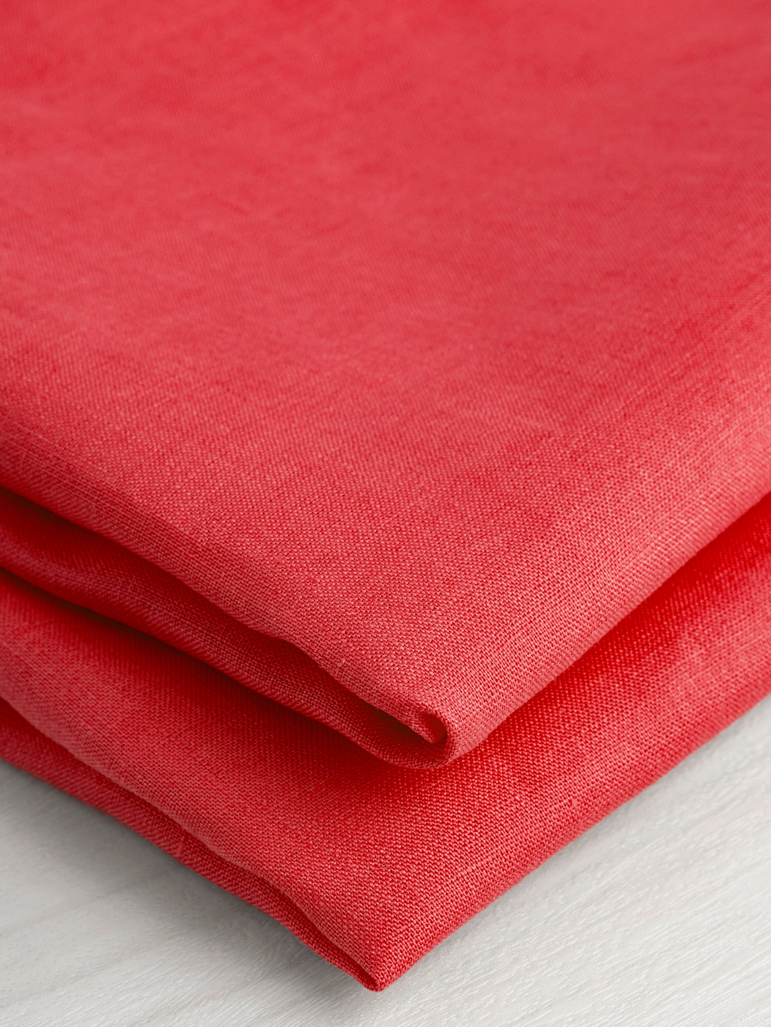 Lightweight European Linen - Red | Core Fabrics
