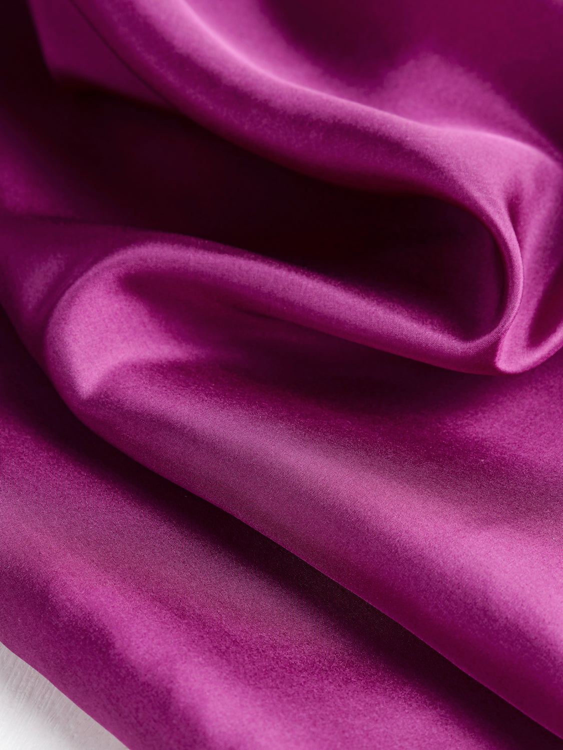 Designer Habotai Silk Deadstock Violet Core Fabrics 5357