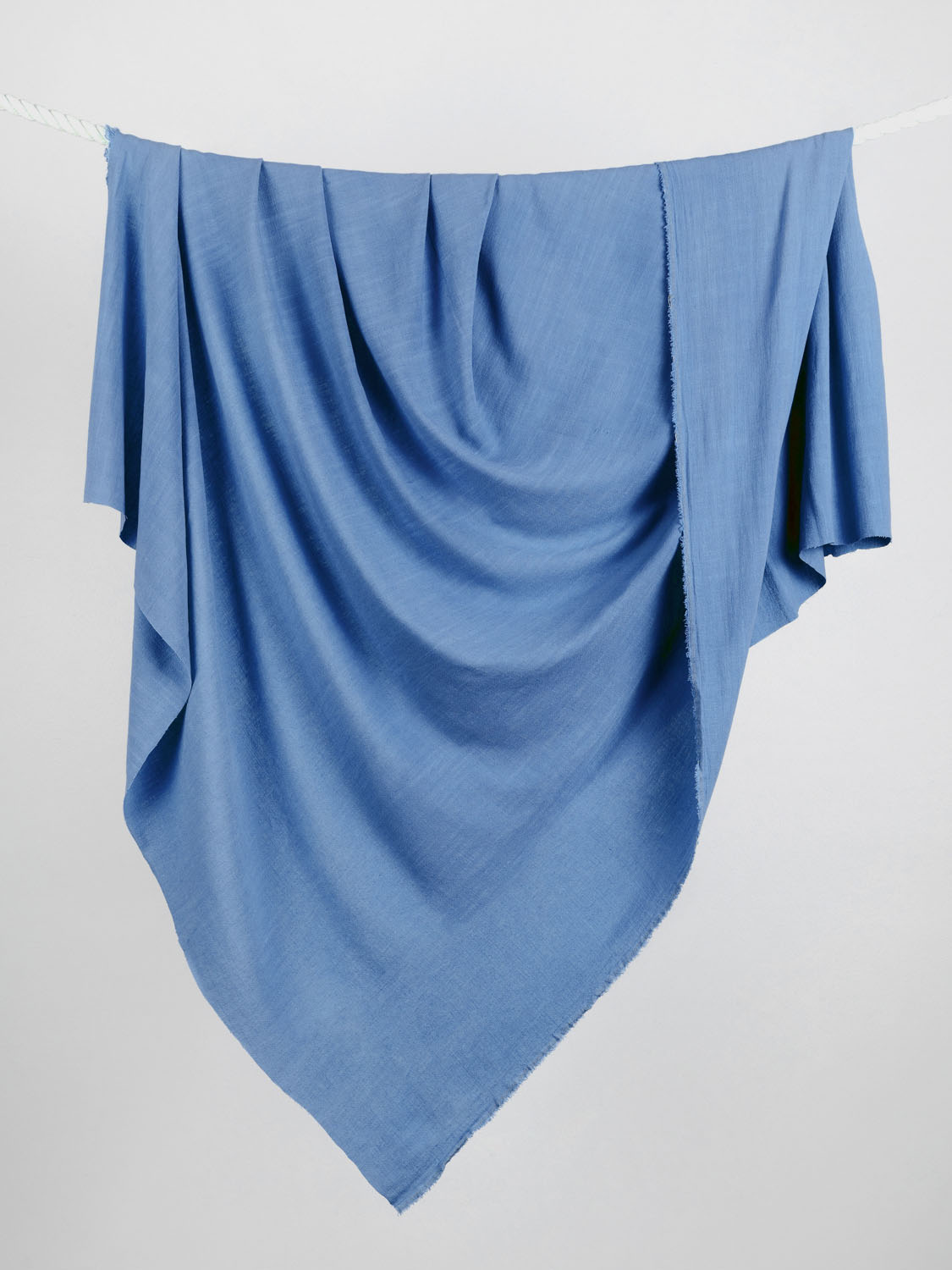 Textured Viscose Linen - Cerulean | Core Fabrics