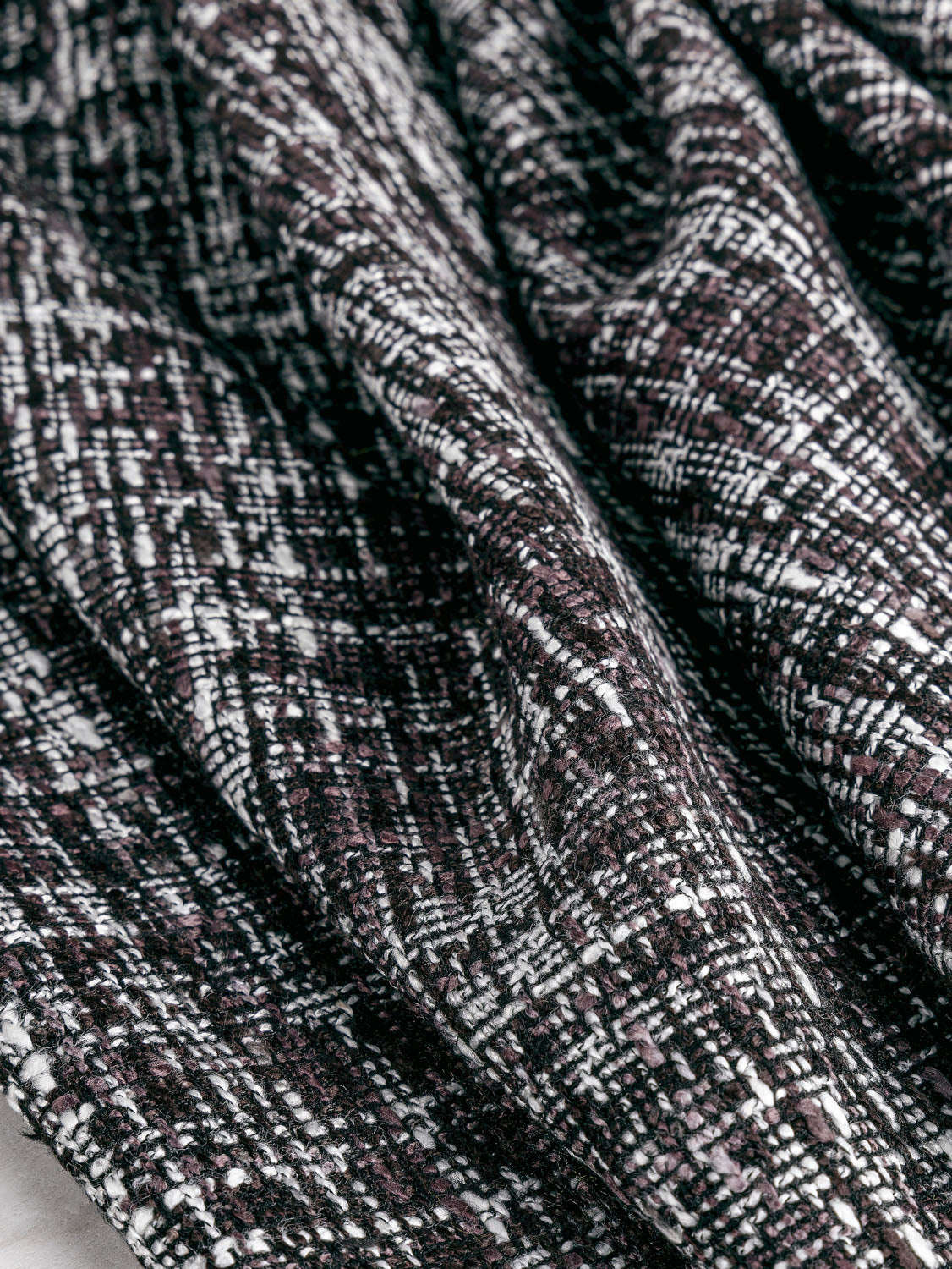 Classic Denim Woven Jacquard fabric , Chanel Jean Fabric For