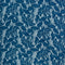 Dentelle extensible florale fin de rouleau - Bleu sarcelle profond