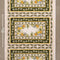Coton lawn BCI imprimé panneau tapisserie florale - Oat + Basil + Marigold
