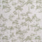 Popeline de coton à imprimé toile de Jouy forestier - Blanc + Vert olive