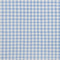 Forget Me Not Coton vichy tissé à la main – bleu chambray + ivoire