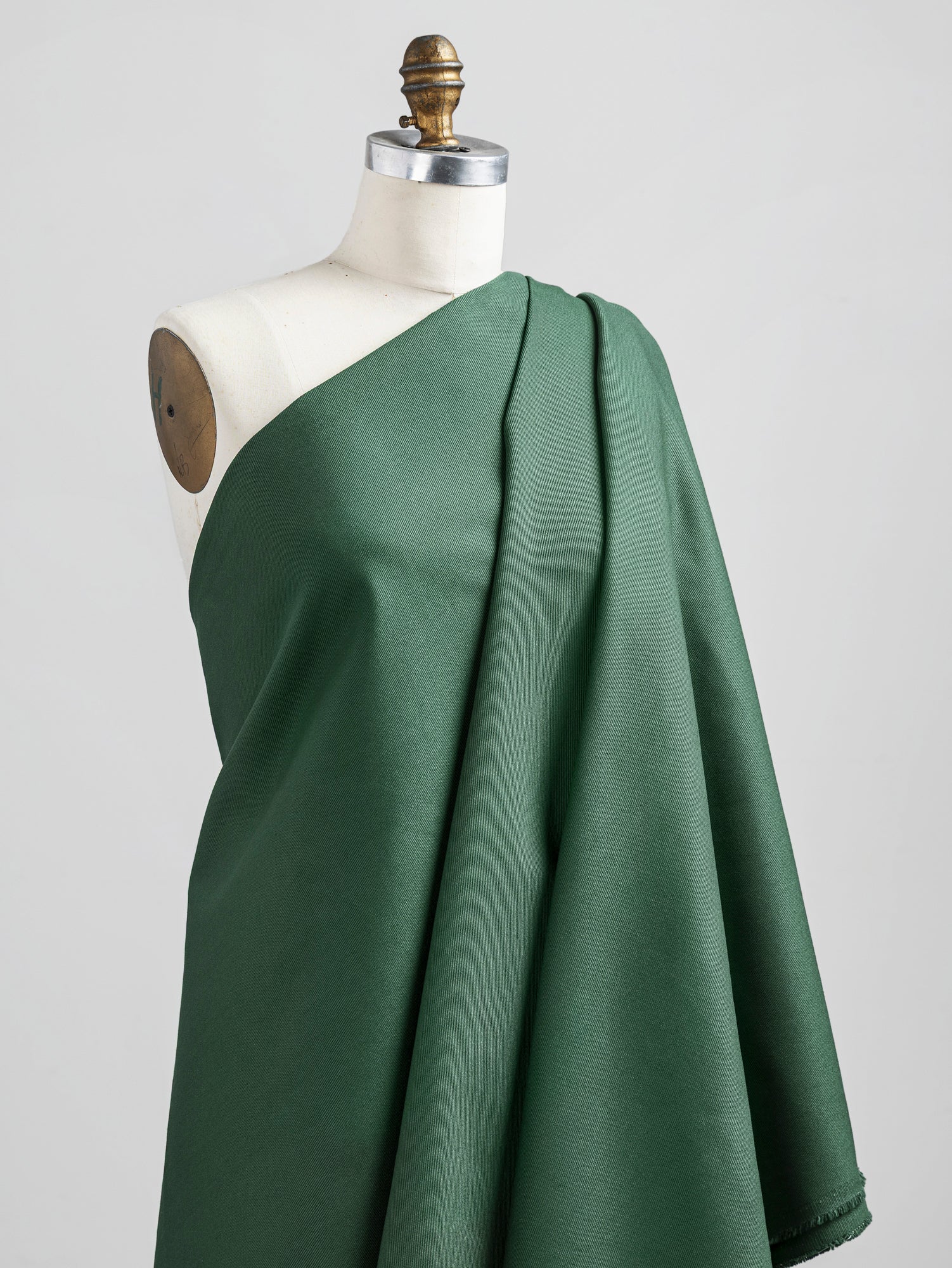 F-COT350-003-Heavyweight-Organic-Cotton-Twill-Forest-Green-Core-Fabrics-draped.JPG