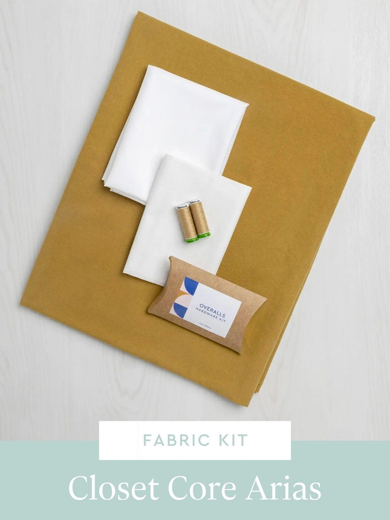 Arias Overalls Kit | Dijon Substantial Organic Cotton Broadcloth