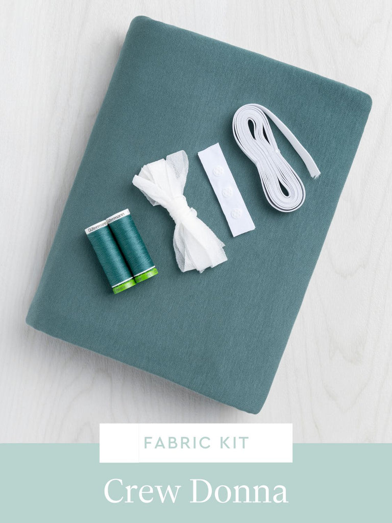 Kit Combinaison Donna | Jersey de coton biologique et spandex Eucalyptus