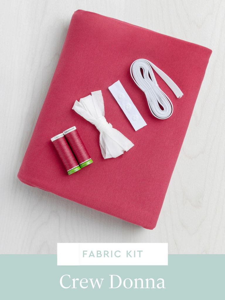 Kit Combinaison Donna | Jersey de coton biologique et spandex Rouge Terre