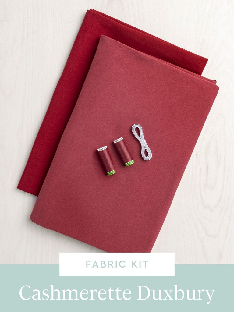 Duxbury Dress Kit | Red Earth Organic Cotton Spandex Jersey