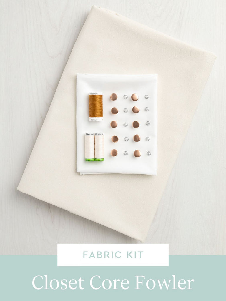 Fowler Jacket Kit | Marshmallow Midweight Organic Cotton Canvas