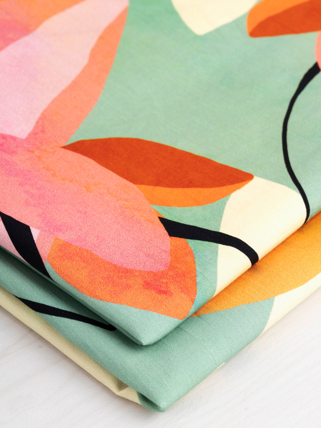 Large floral print fabric cheap