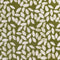 Feuille batik de coton artisanal - Olive