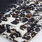 Leopard Panel Print Stretch Cotton Knit Deadstock - Black + Ochre + Cream
