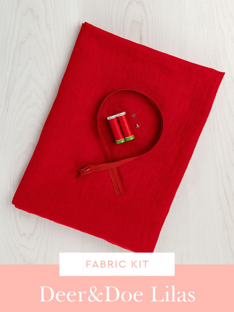 Lilas Dress Kit | Tomato Midweight European Linen