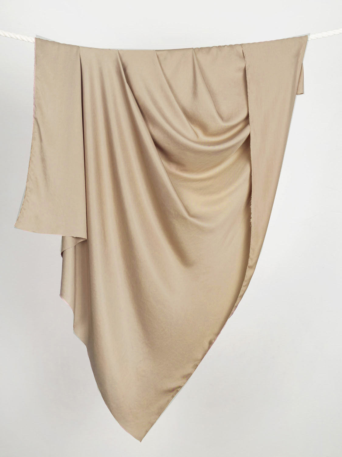 F-TEN010-014-Lyocell-Twill-Beige-Core-Fabrics-draped