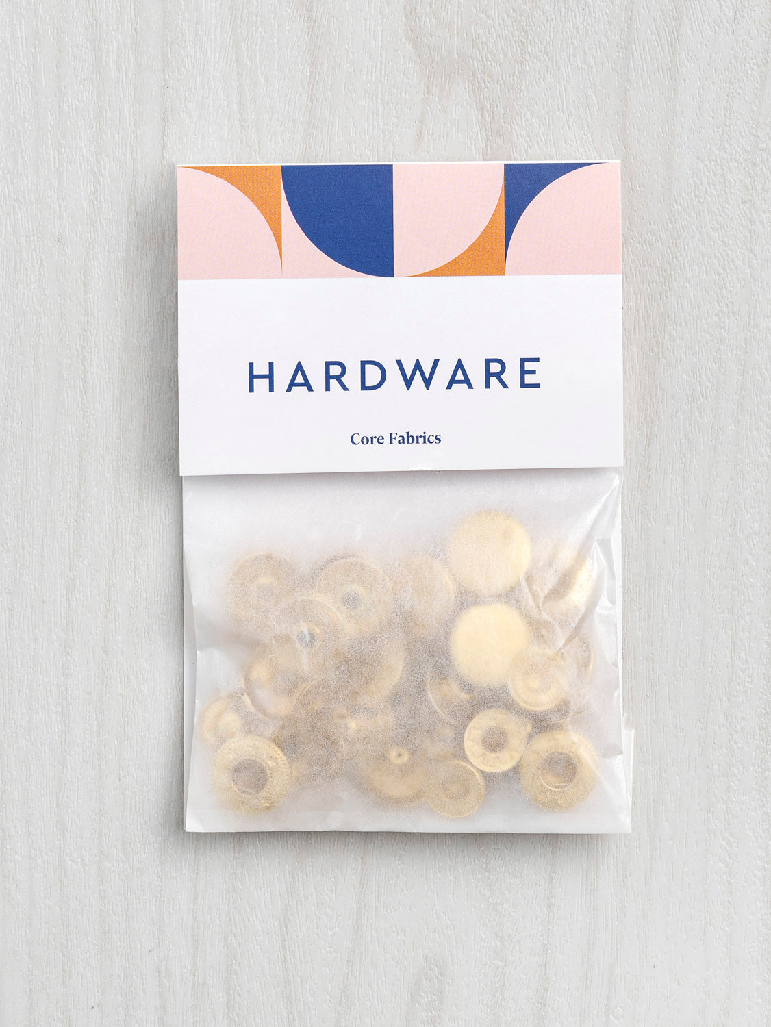 15mm Gold Spring Snaps - 10 Pack | Core Fabrics