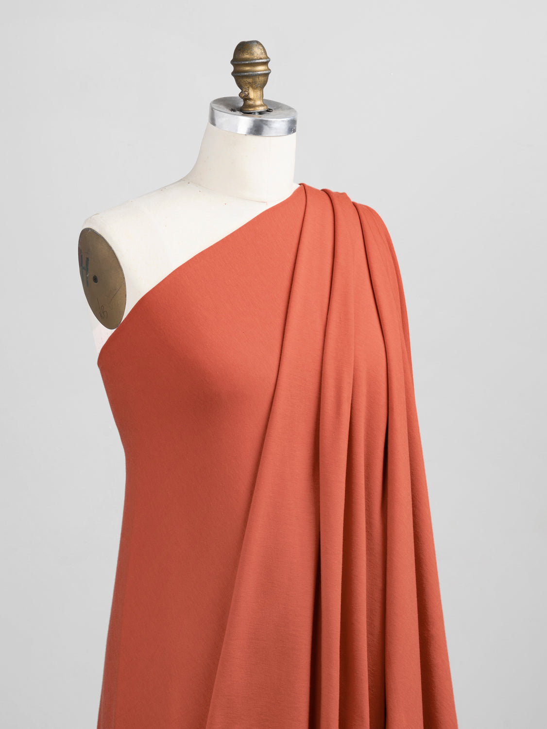 Organic Cotton + Tencel Stretch Knit Jersey - Terracotta | Core Fabrics