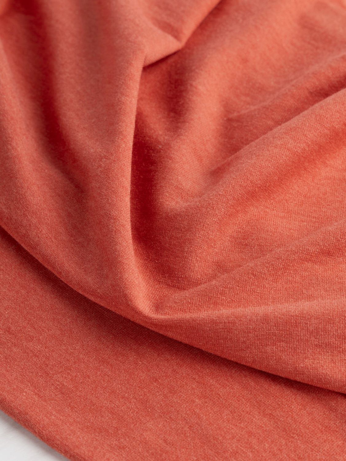 Organic Cotton + Tencel Stretch Knit Jersey - Terracotta | Core Fabrics