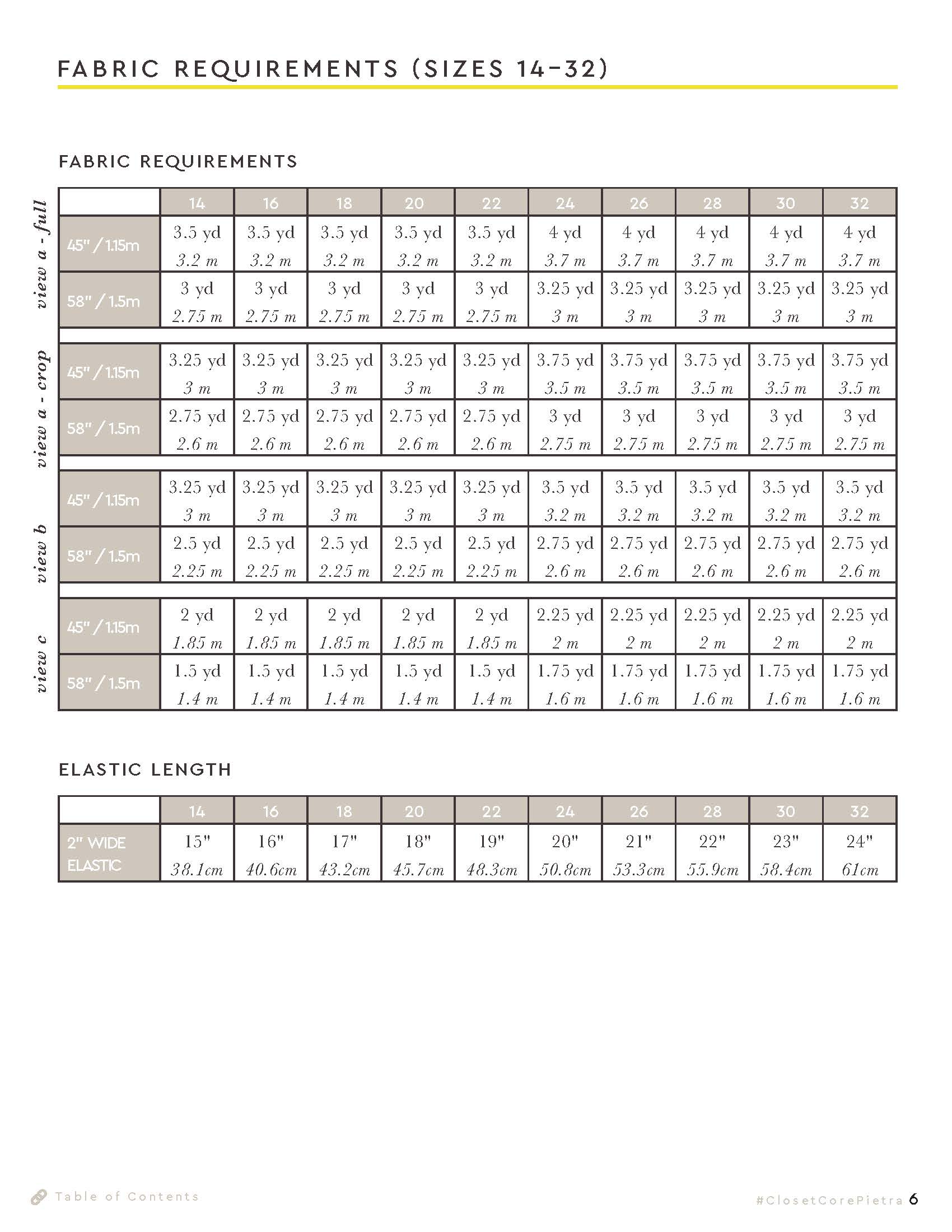 Pietra Pants & Shorts Pattern | Core Fabrics