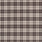 Plaid Italian Wool Stretch Suiting Deadstock - Brown + Tan - Swatch