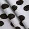 Polka Dot Stretch Knit Deadstock - Pearl + Black