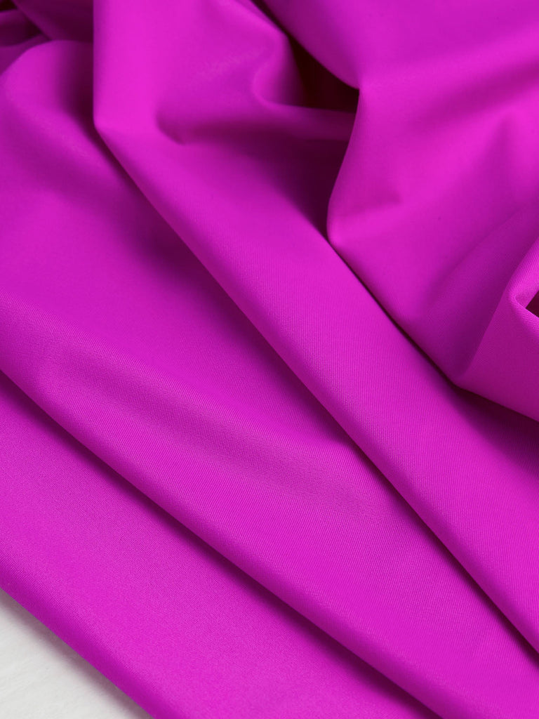 Recycled Nylon Spandex Swimwear Fabric - Magenta