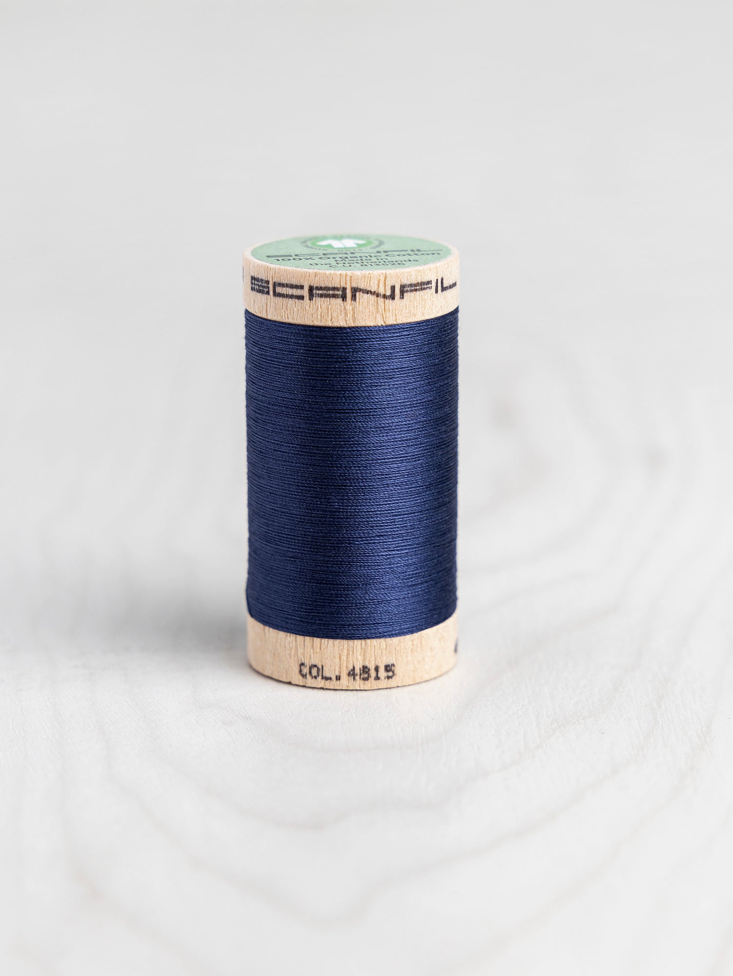 T-COT002-4815-Scanfil-Organic-Cotton-50wt-Thread-500-yard-Poseidon-4815-Core-Fabrics