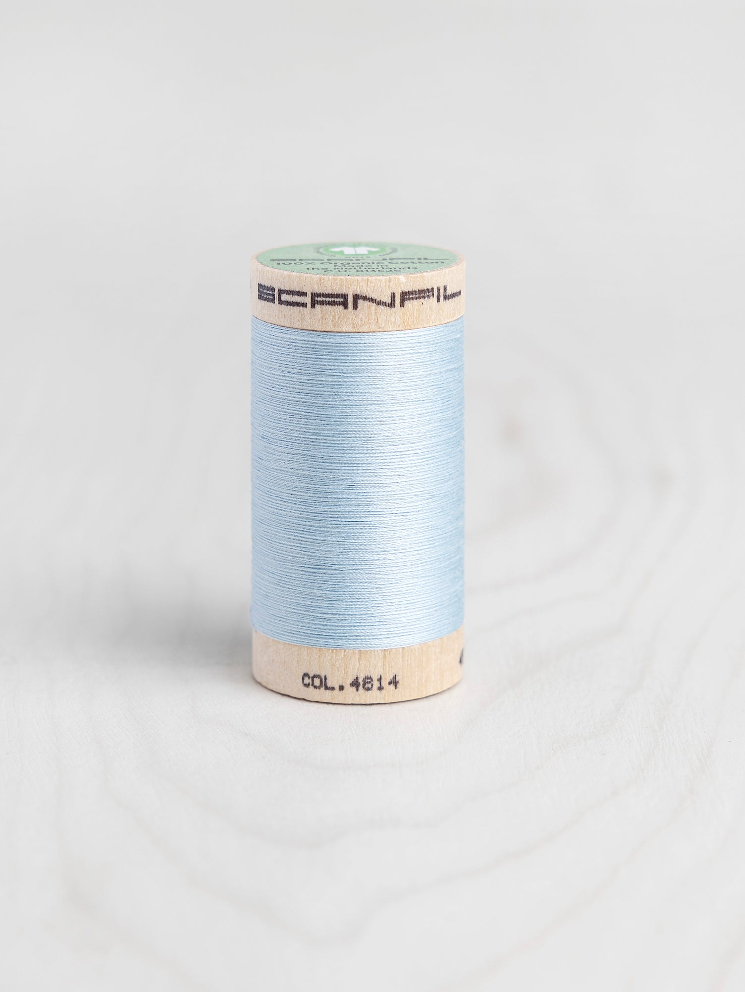 T-COT002-4814-Scanfil-Organic-Cotton-50wt-Thread-500-yard-Winter-Sky-4814-Core-Fabrics