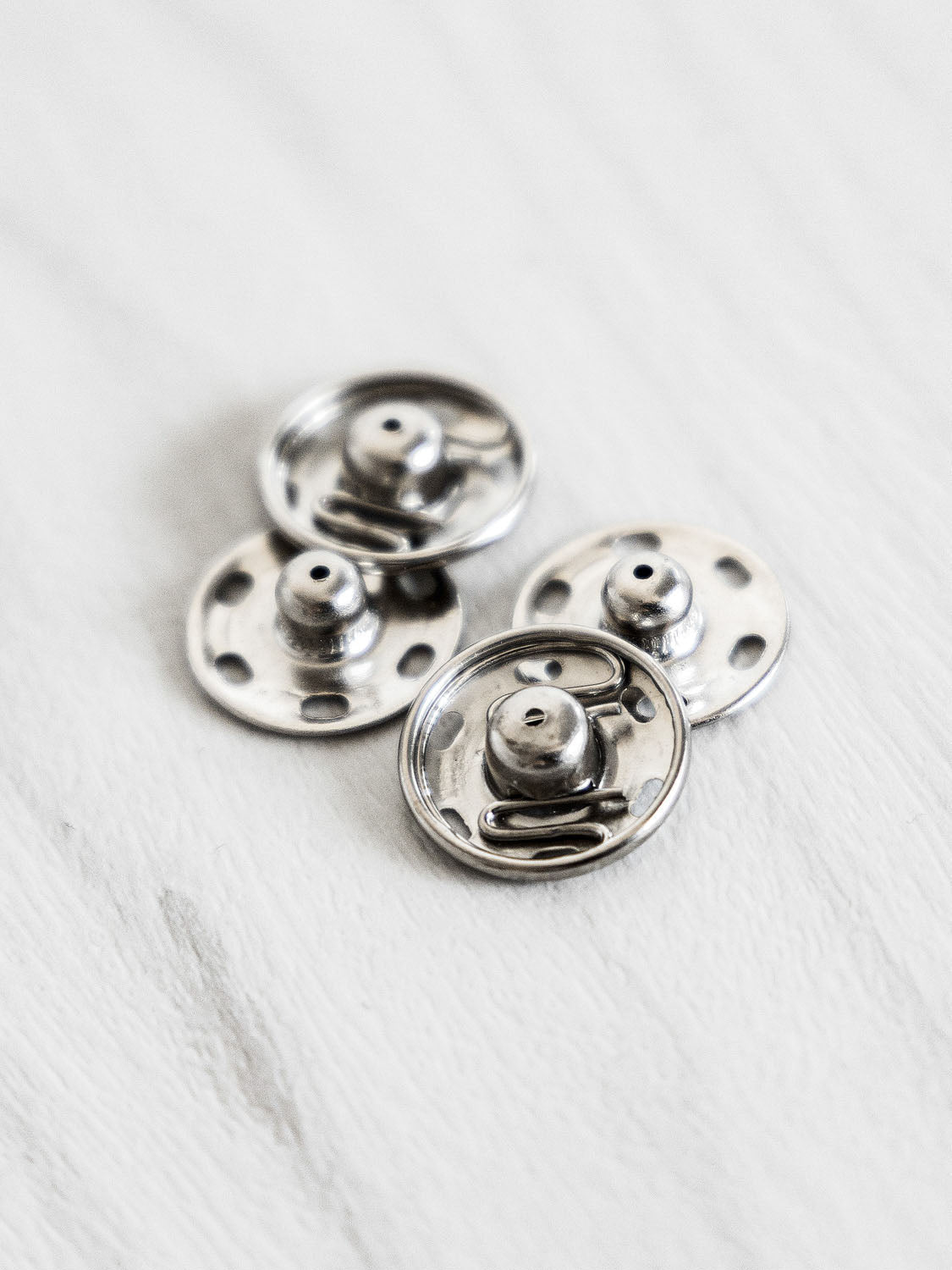 Cotowin Sew-On Snap Buttons - 19mm (3/4") Black Press Studs, Pack Of 10, Copper Material For Clothing & Bags