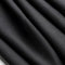 Sergé de coton et spandex extensible fin de rouleau - Noir
