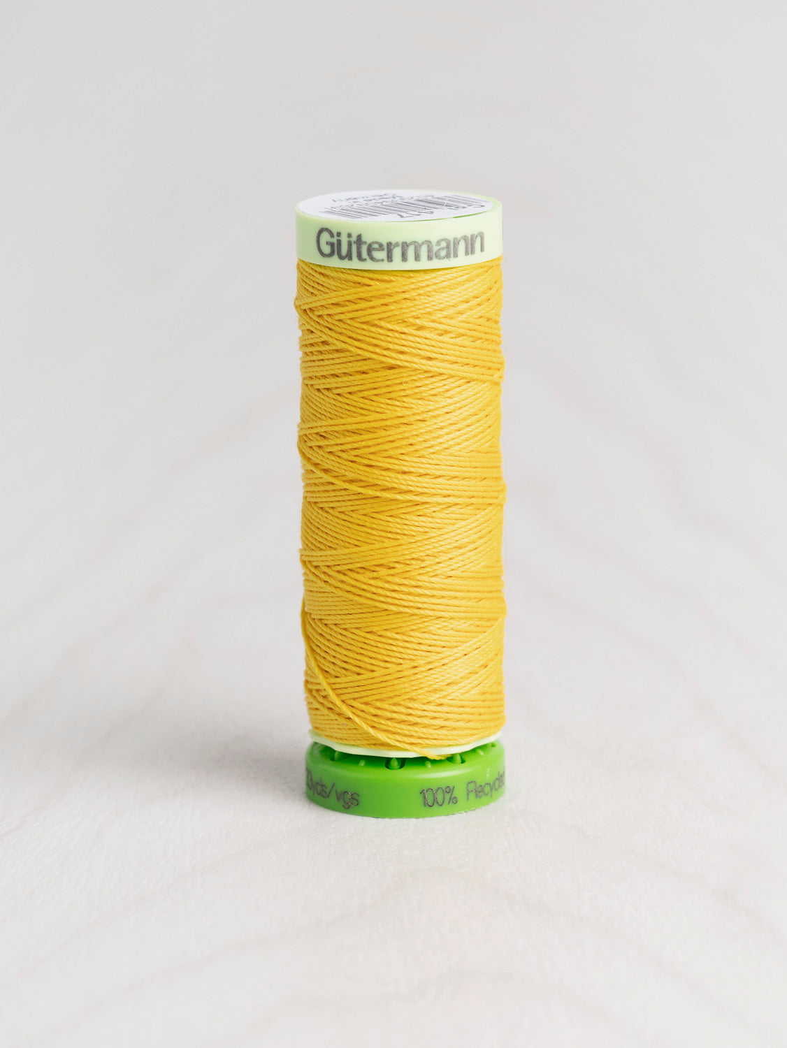 Gütermann rPET Recycled Topstitch Thread - Yellow 417 | Core Fabrics